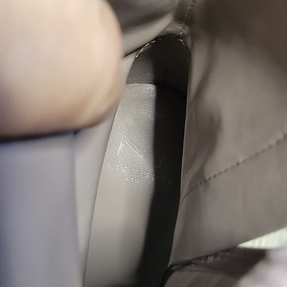 Marc Fisher Gray Comfort Grazie Square Toe Block Heel Ankl Boots Womens 6 - Picture 12 of 13